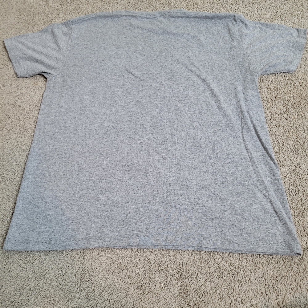 Gray Cat T-Shirt with #Blessed Print - Picture 2 of 3